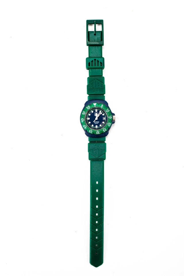 TAG Heuer Womens Rubber Blue / Green Formula 1 362.508 Quartz Watch 29mm - Image 2 of 4