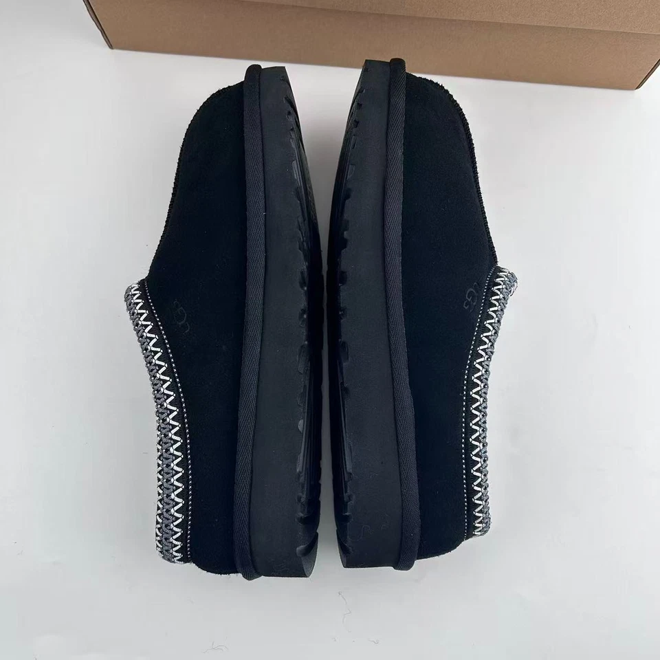 Zapatos UGG Tasman II para mujer negros gamuza lana pantuflas con caja talla EE. UU. 6-11 Foto 2 de 4