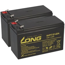 Ensemble De Batteries Pour Ascenseur De Escaliers Lifta 2X 12V 7,2Ah AGM Plomb