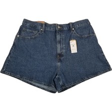 Levi s High Waisted Mom Jean Shorts Women s Size 18 34 waist New with Tags