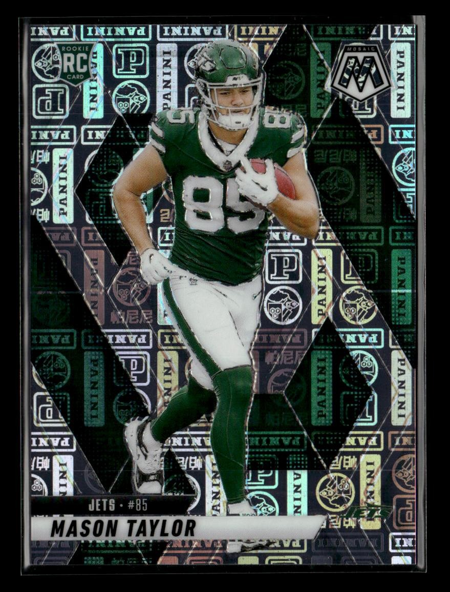 2025 Panini Mosaic #324 Mason Taylor Silver Knight #/149