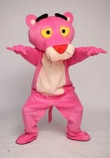 Halloween Cute Pink Panther of Adult Size Cartoon Mascot Costume Fancy Dress