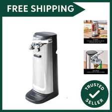 3-in-1 Electric Tin Can Opener, Knife Sharpener and Bottle Cap Remover, Magne...