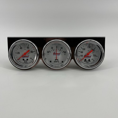 #ad Summit Gauge Kit Analog Console 2 5 8quot; Water Temperature Oil PSI Voltmeter Read $75.00