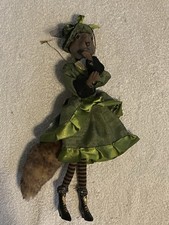 Haunted Paranormal 11" Poseable Squirrel Doll -Monica positive changes position