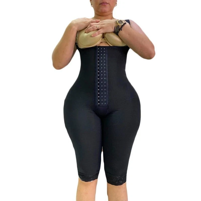 Female Body Shaper Knee Height Compression Belt Foto 3 de 4
