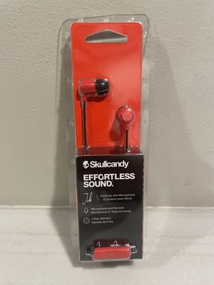Skullcandy JIB Noise Isolating In-Ear Earbud w/Mic Model#:S2DUY-L676 -Red/Black