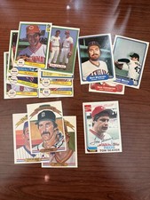 1982 Hall of Fame Donruss Diamond Kings Fleer Topps Seaver Bench Morris Blyleven