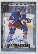 2015-16 Upper Deck Portfolio Rookie Color Photos Auto Brady Skjei #205 Auto 0y3