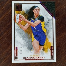 2025 Panini Impeccable WNBA #19 Dearica Hamby /75