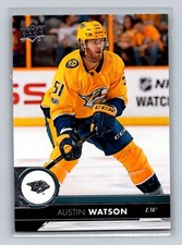 2017-18 Upper Deck #353 Austin Watson Nashville Predators