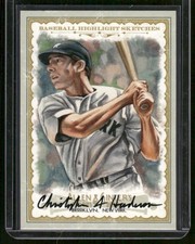 2012 Allen Ginter #BH-22 Joe DiMaggio Highlights Sketches ARTIST SIGNED 9.1H