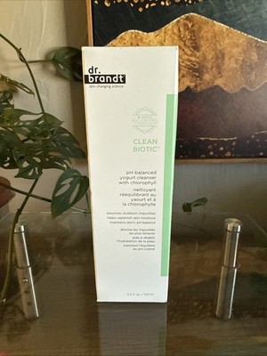 Dr Brandt Clean Biotic pH balanced Yogurt Cleanser 3.5oz/105ml New in Box