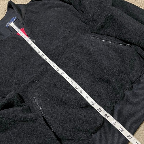 Vintage 1990s Polo Ralph Lauren Hi Tech Fleece Jacket Quarter Zip Black XL - Picture 6 of 8