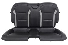 2016 - 2024 Chevy Camaro Rear Seats Coupe Black Leather W Gray Stripe Ss Lt 2016 - 2024 Chevy Camaro Rear Seats Coupe Black Leather W Gray Stripe Ss Lt