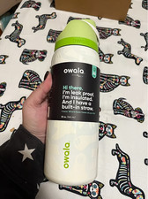 Owala Boo-Ya 32oz FreeSip Glow-in-the-Dark Ghosts Bottle w Boots NIB New