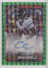 2024 Topps Chrome Rookie Green Geometric Refractor /99 Chris Braswell Auto ms9