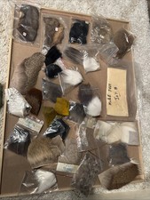 Big Fly Tying Materials Lot Fishing Deer Elk Mule deer #7Used