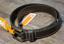 Timberland Boy's Dark Brown Genuine Leather Belt New W/Tags Sz M/ 26-28 inch