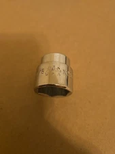 Mac Tools 3/8" Drive 7/8" 6PT SAE Shallow Chrome Socket USA X286