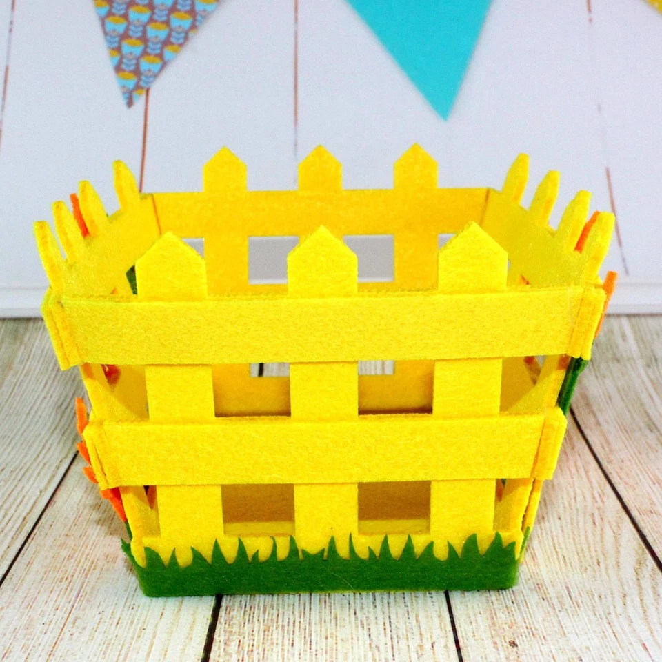  Set of 3 Stoffkörbchen Deko Korb Party -Ornamente Klassenzimmerdekoration - Bild 4 von 4