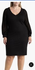 Love By Design Plus Size 2x Black Dress Cocktail