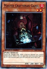 Yu-Gi-Oh TCG SBSC-EN037 C Master Craftsman Gamil Speed Duel: Scars of Battle