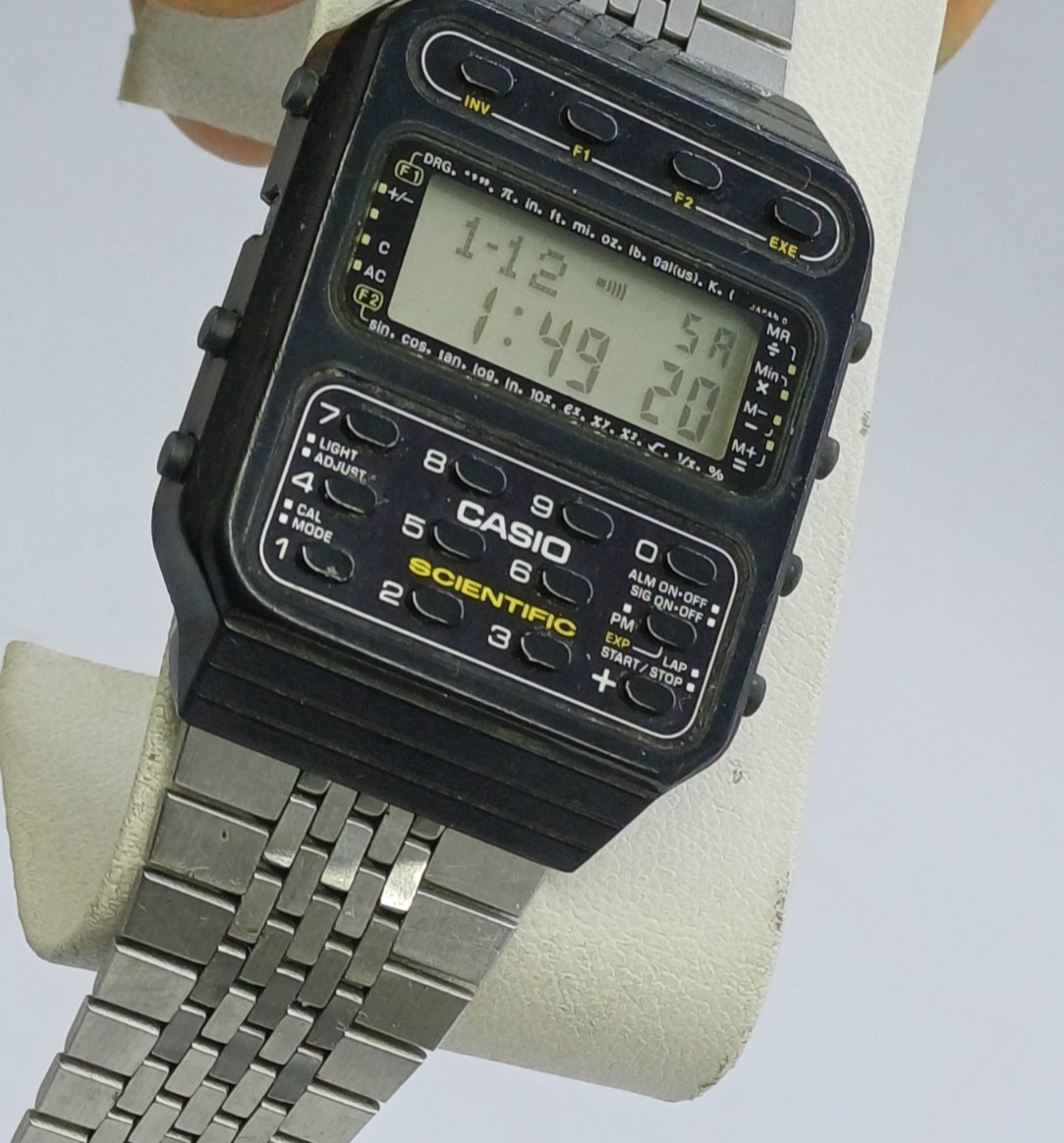 VINTAGE CASIO 197 CFX-20 SCIENTIFIC ALARM DIGITAL CHRONO