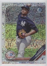 2019 Bowman Chrome Prospects Speckle Refractor /299 Albert Abreu #BCP-147 3d5