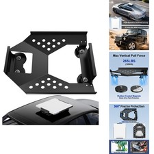 TAILBB CXZJ Magnetic Starlink Mini Car Mount Base Suction Cup Black