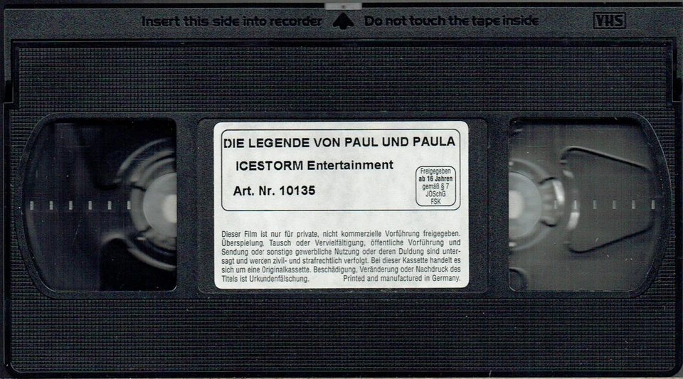(VHS)  Videokassette - Die Legende von Paul und Paula - Winfried Glatzeder - Bild 2 von 2