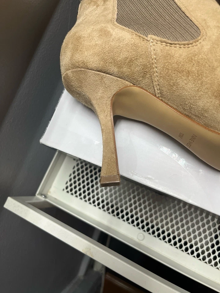 Botines de gamuza Nine West Sofia para mujer ligeros naturales talla 10M nuevos en caja Foto 3 de 4