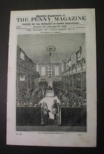 1834 : Chambres du PARLEMENT ; Chambre des communes, chapelle Saint-Étienne ; numéro complet