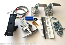 Universal Garage Door Lock Kit with Keyed Handle and 2 Keys