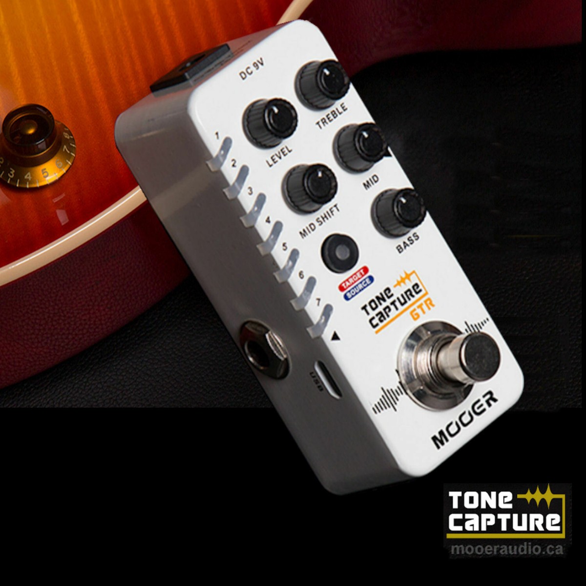ギター MOOER Tone Capture GTR Mooer Tone Capture GTR Capture Any Guitar's Tone Unique EQ