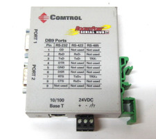 Comtrol RocketPort 2 Port DB9 Serial to Ethernet Hub 3000177