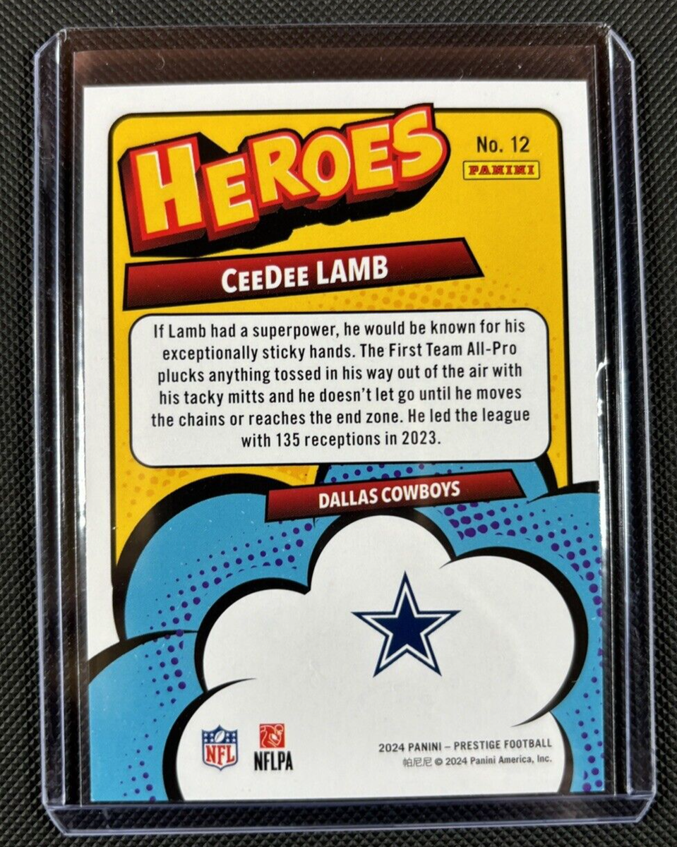 CeeDee Lamb 2024 Panini Prestige Heroes #12 Dallas Cowboys | eBay