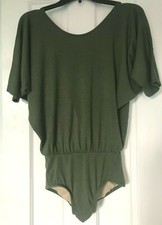 Contemporary Dance Leotard Kizzi Dancewear AXS "Patti style" Jersey, Green