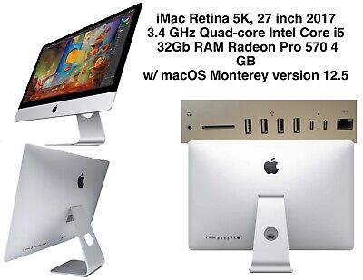 iMac Retina 5K Late 2017 27-inch SSD 1TB