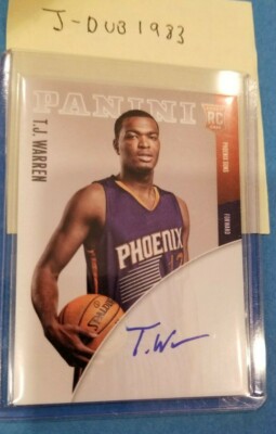 2014-15 Panini Paramount Next Day Auto TJ Warren RC Rookie Auto SSP /94 Pacers