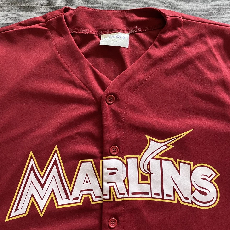 Martin Prado Miami Marlins Mens Jersey Small Maroon MLB Venezuelan Heritage - Image 4 of 4