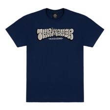 Thrasher Magazine BULLY Logo Skateboard T Shirt NAVY