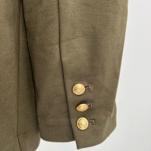 Lane Bryant The Bryant Blazer olive army green plus size gold button 26 rayon - Picture 4 of 10