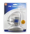 battery operated table lamp gooseneck light 3W FL348-3W flexible neck