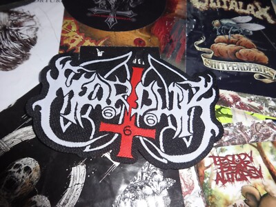 Marduk Official Woven Logo Patch Black Metal Mgla Mayhem