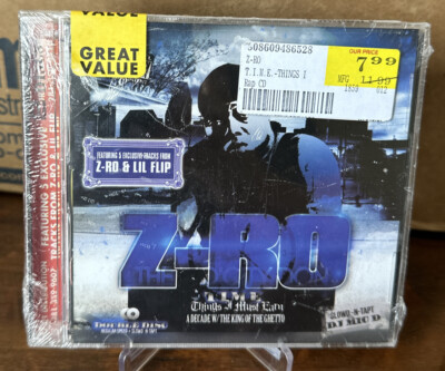 Z-RO - T.i.m.e. Things I Must Earn - 2 CD - **BRAND NEW/STILL SEALED** - RARE