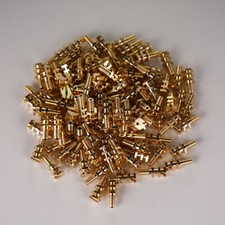20pcs Turret Lug Gold 12.5mm Overall Length 5mm Diameter fr Terminal Board Amp