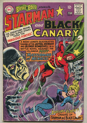 The Brave And The Bold: Starman & Black Canary #61 VG+ DC Comics  SA