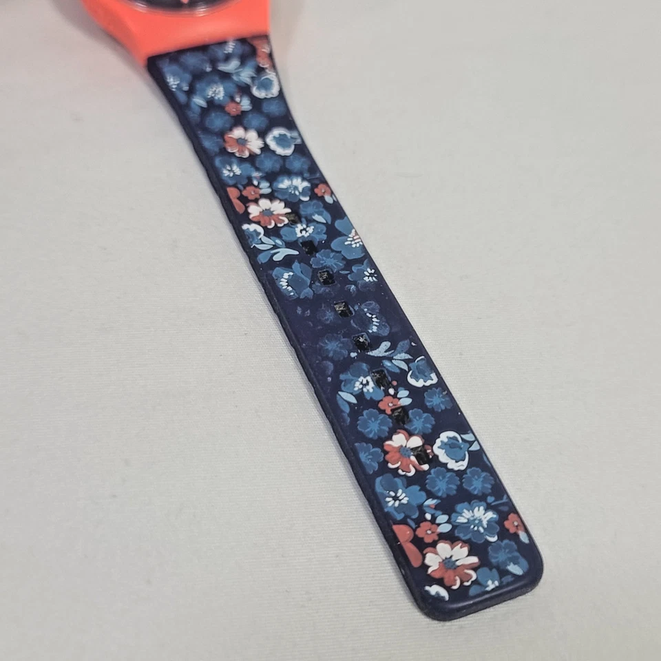Superdry Mujer Reloj Floral Azul Y Naranja SYL169UCO *Batería Nueva* Foto 4 de 4