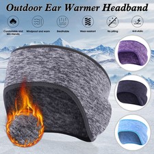 Winter Cold Weather Ear Warmer Headband for Women Men Fleece Headband Ear Muffs